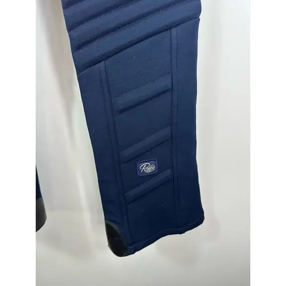 Vintage Roffe Skiwear Softshell Ski Pants Padded Navy Blue Size 32 Waist - Picture 9 of 13